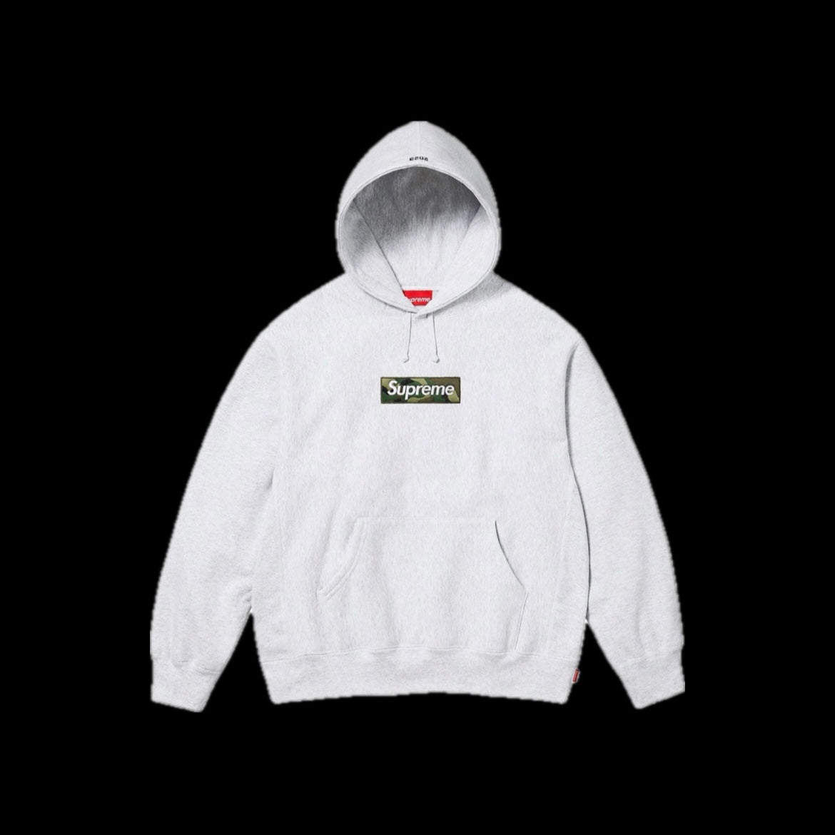 SUPREME BOX LOGO HOODED SWEATSHIRT ASH GREY (FW23) – ETRNL