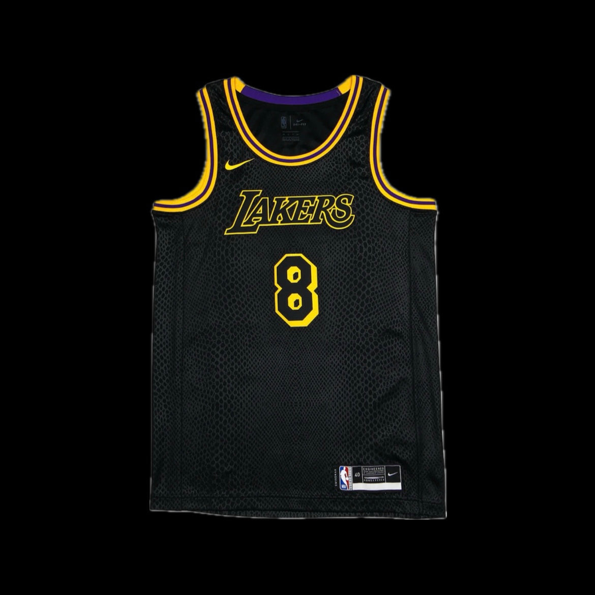 NIKE LOS ANGELES LAKERS KOBE BRYANT BLACK MAMBA CITY EDITION