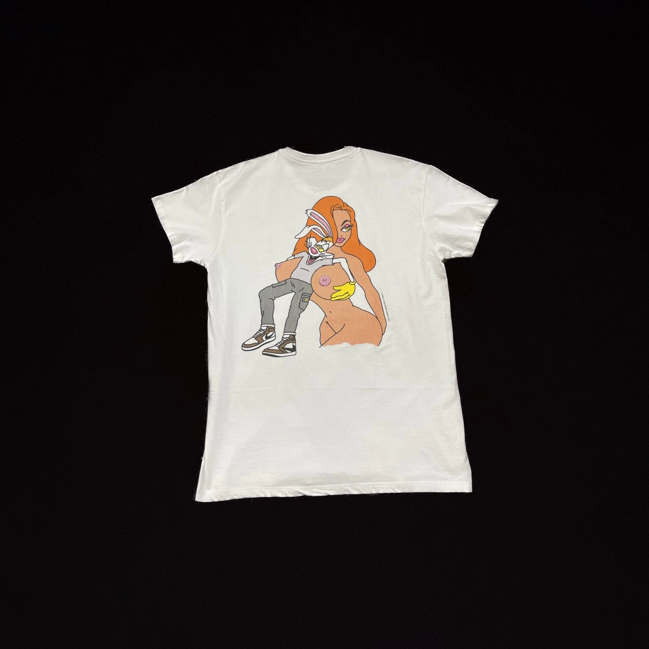 TOOK IT EASY JESSICA RABBIT TEE WHITE