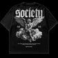 ‘FEAR NO EVIL’ SOCIETY DROPSHOULDER TEE