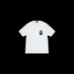 STUSSY BORN X RAISED 8 BALL TEE WHITE