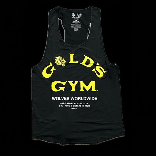 DARC SPORT GOLDS GYM WOLF MECCA TANK BLACK