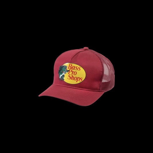 BASS PRO SHOP MESH CAP MAROON