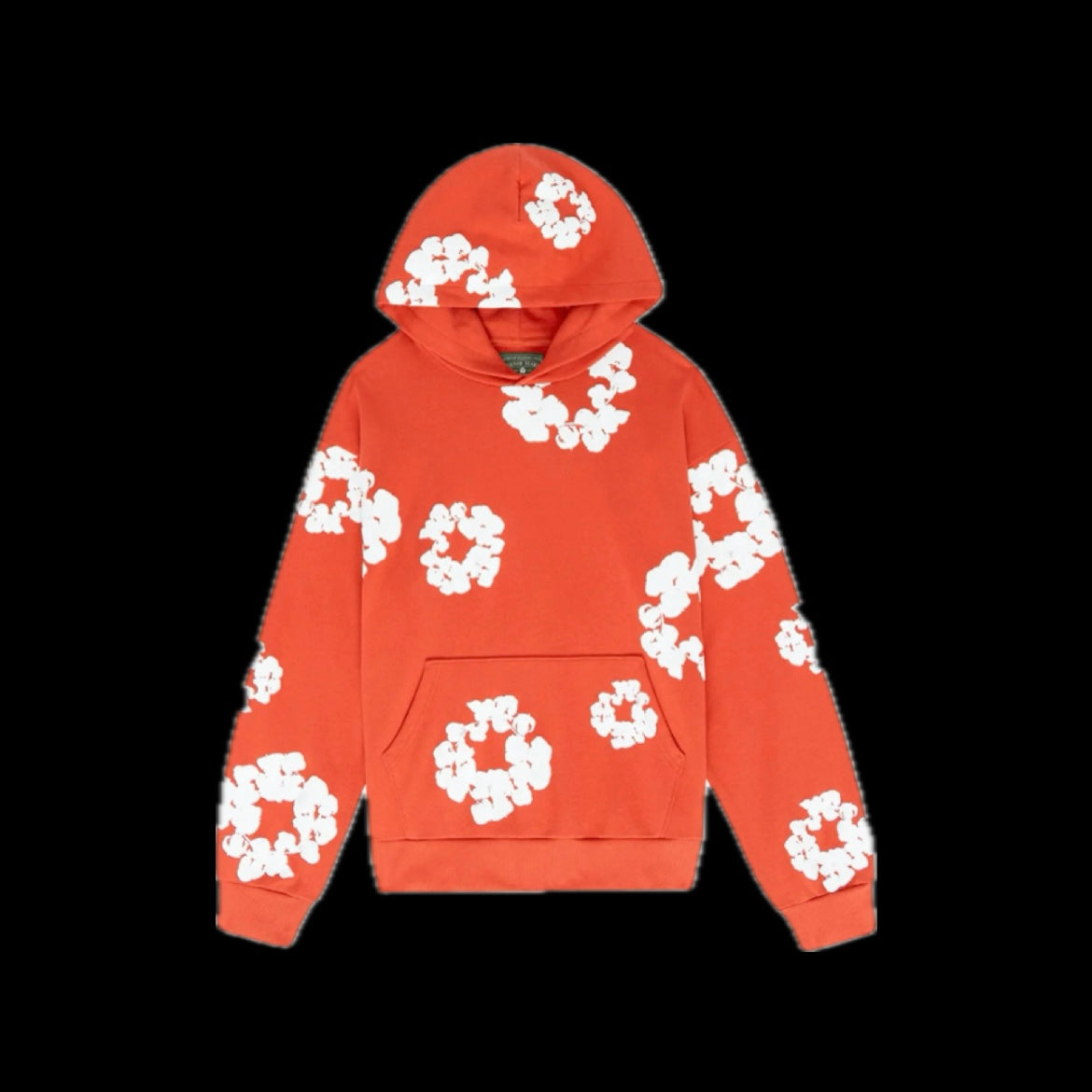 DENIM TEARS THE COTTON WREATH SWEATSHIRT ORANGE (PRE-OWNED)