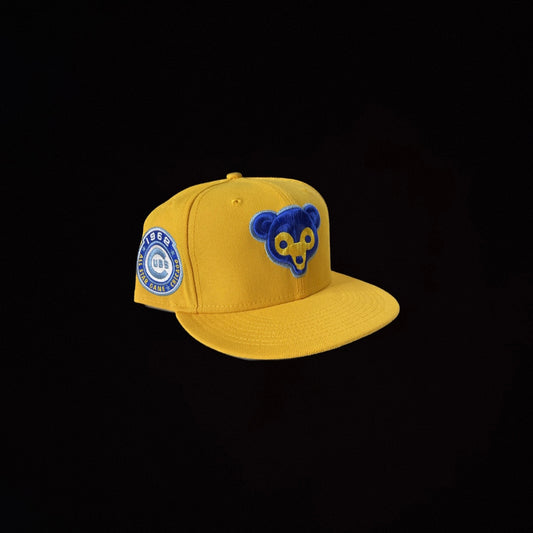 NEW ERA CHICAGO CUBS FITTED HAT YELLOW 1962 ASG PATCH