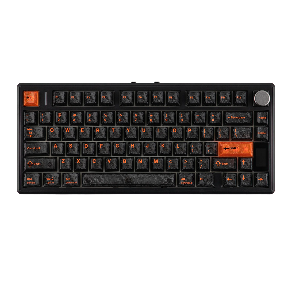 EPOMAKER TH80 V2 PRO 75% ANSI US Layout Wired/Bluetooth/2.4Ghz Wireless Mechanical Gaming Keyboard with Screen/ Knob & 10000mAh