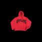 OFFLINE ESSENTIALS KNIT HOODIE RED