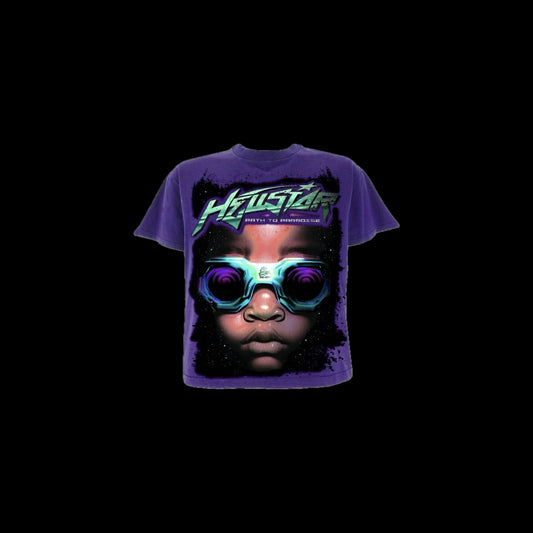 HELLSTAR GOGGLES TEE PURPLE