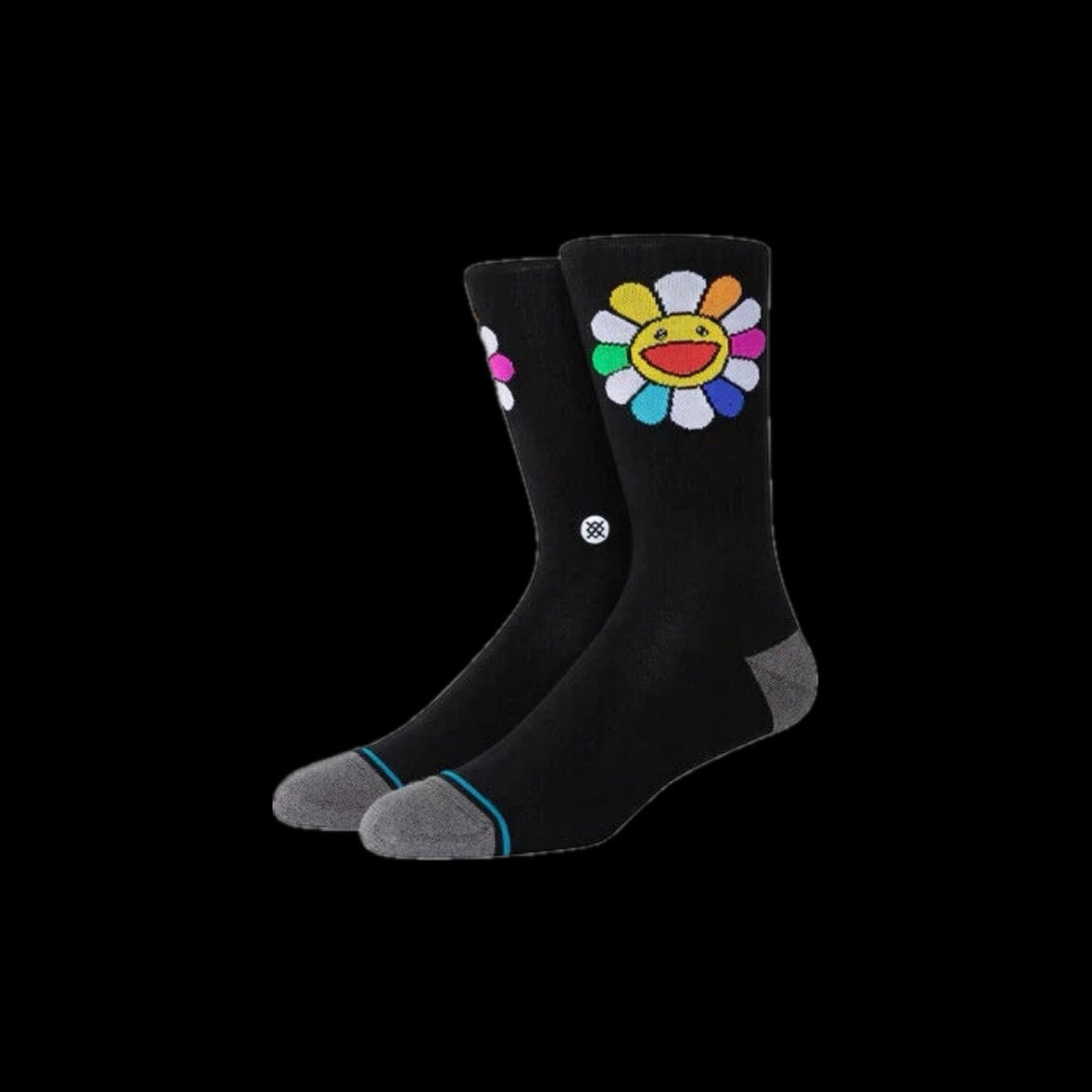 STANCE TAKASHI MURAKAMI SOCKS BLACK (SET OF 2)