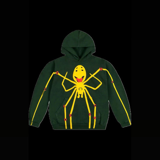 CACTUS PLANT FLEA MARKET COMPLEXCON SPIDER LEGS HOODIE GREEN