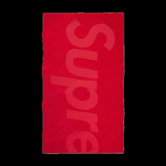 SUPREME TONAL LOGO TOWEL RED