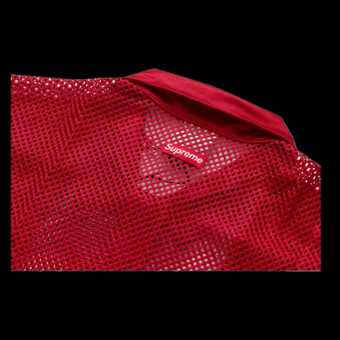 SUPREME NIKE MESH S/S SHIRT RED