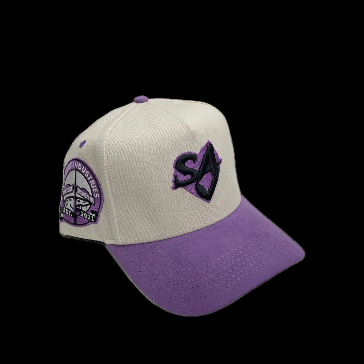 OFFLINE INDUSTRIES DON'T HUG ME CAP CREAM PURPLE