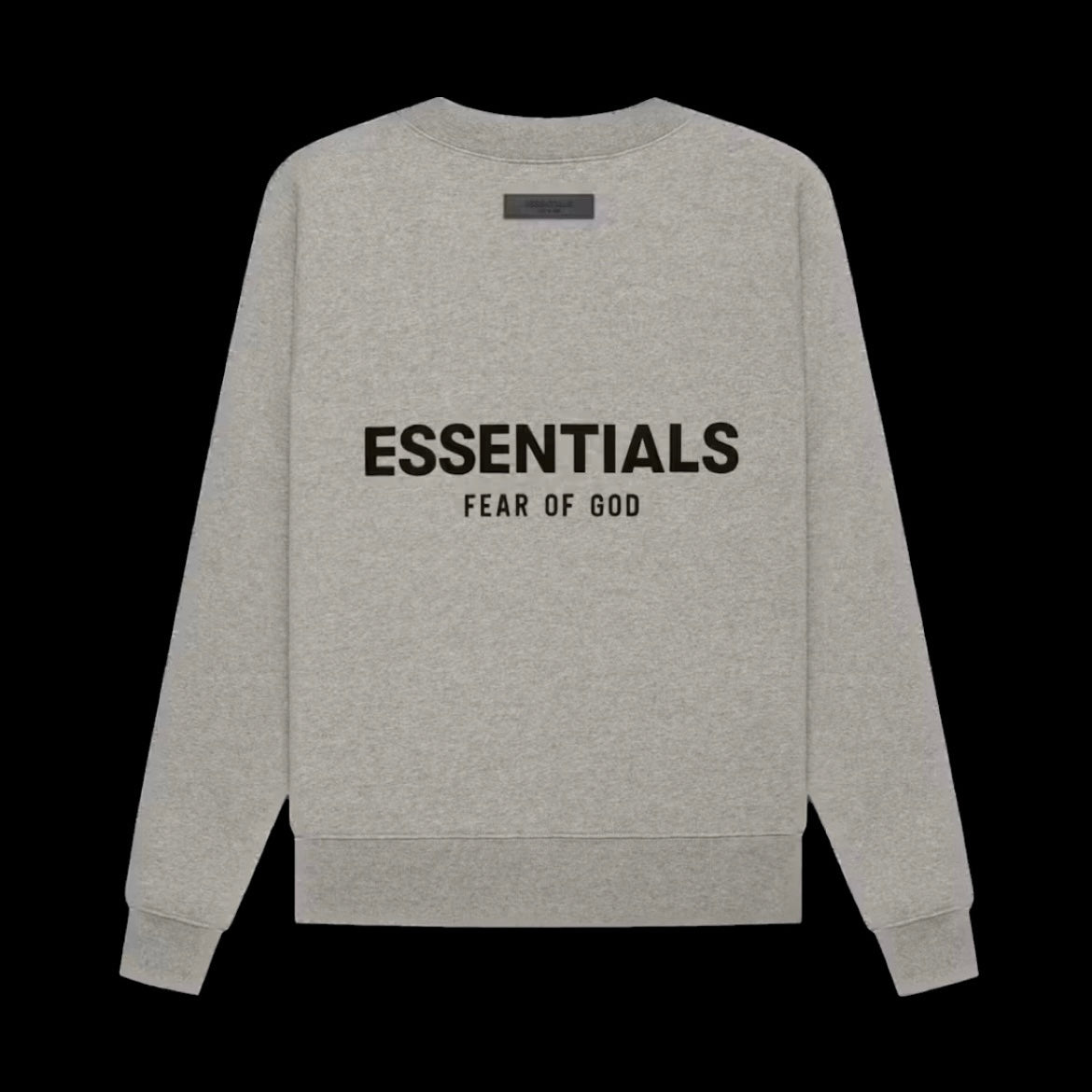 FEAR OF GOD ESSENTIALS DARK OATMEAL CREWNECK SS22