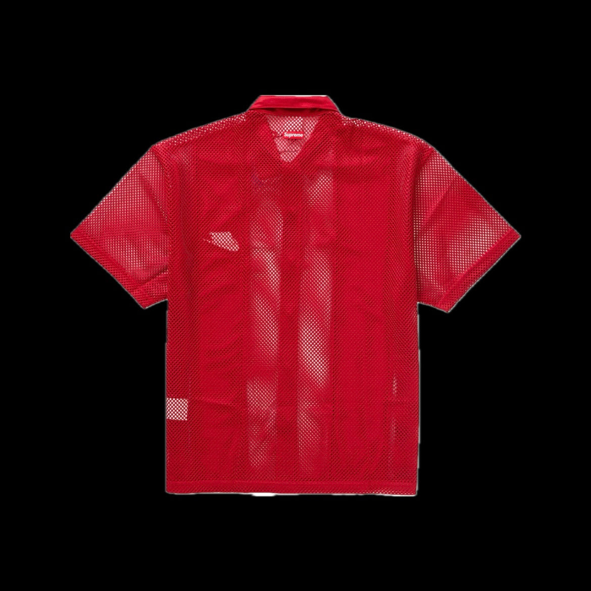 SUPREME NIKE MESH S/S SHIRT RED