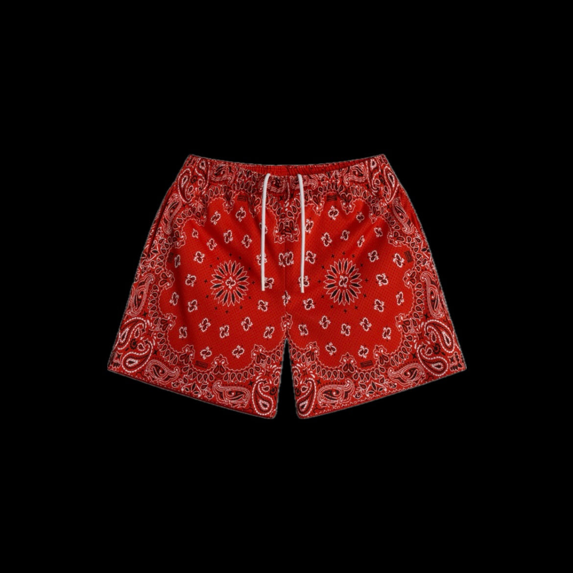 BRAVEST STUDIOS PAISLEY SHORTS RED