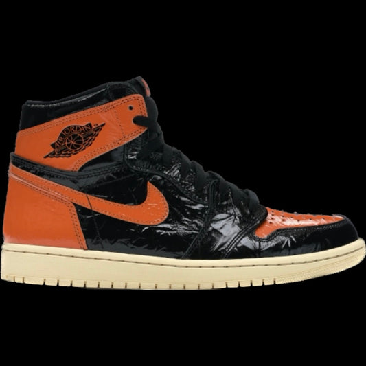 AIR JORDAN 1 HIGH SHATTERED BACKBOARD 3.0 *MATTE FINSIH*(PRE-OWNED, REPLACEMENT BOX)