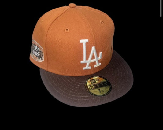 NEW ERA LOS ANGELES DODGERS BROWN 7 1/4