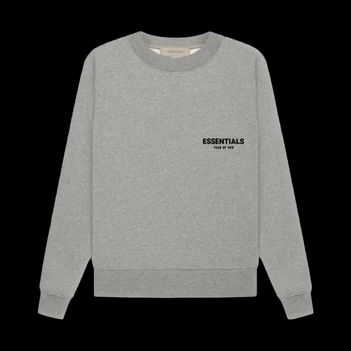 FEAR OF GOD ESSENTIALS DARK OATMEAL CREWNECK SS22