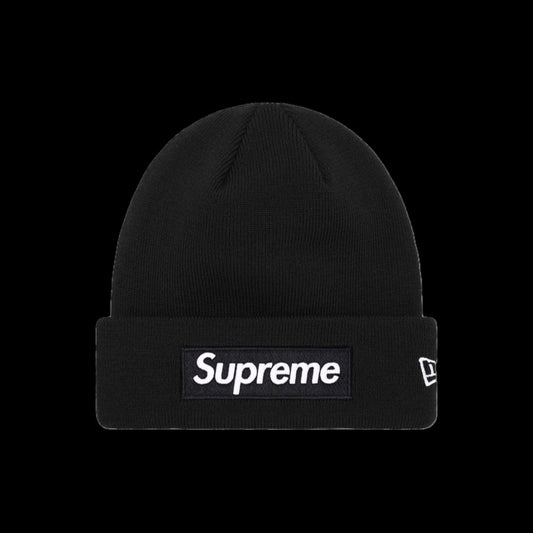 SUPREME BOX LOGO BEANIE BLACK FW23