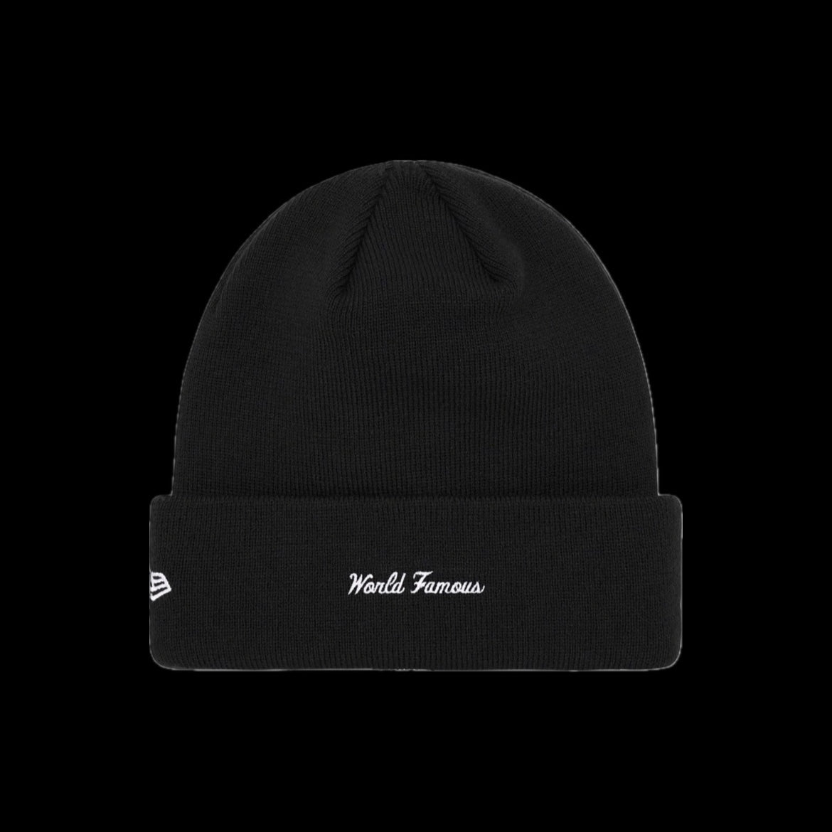 SUPREME BOX LOGO BEANIE BLACK FW23