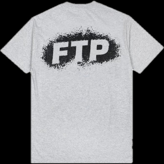 FTP SPLATTER LOGO TEE HEATHER GRAY