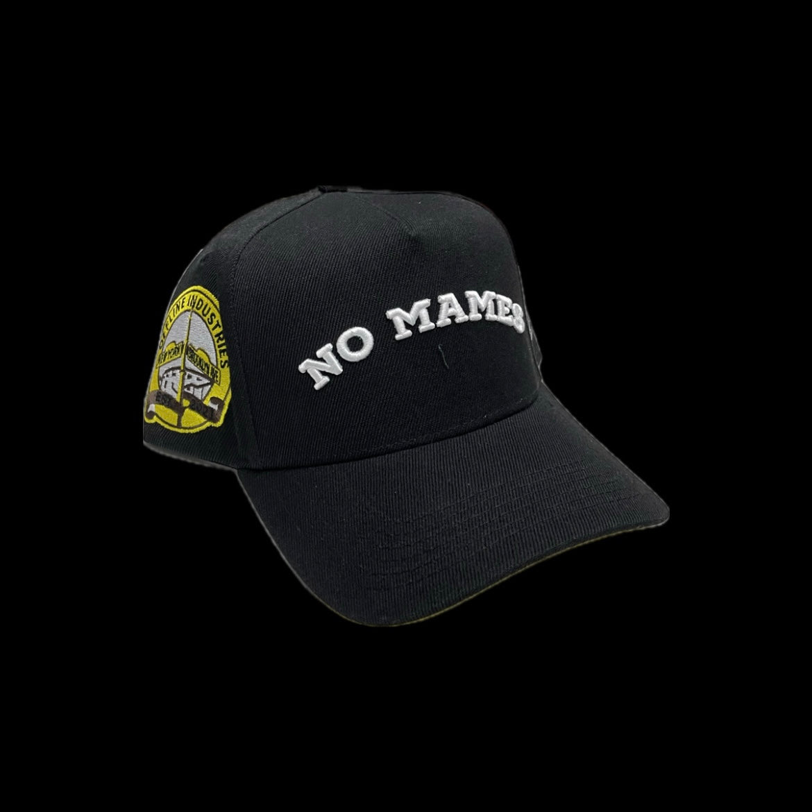 OFFLINE INDUSTRIES NO MAMES CAP BLACK YELLOW