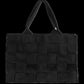 SUPREME WOVEN LARGE TOTE BAG BLACK SS23