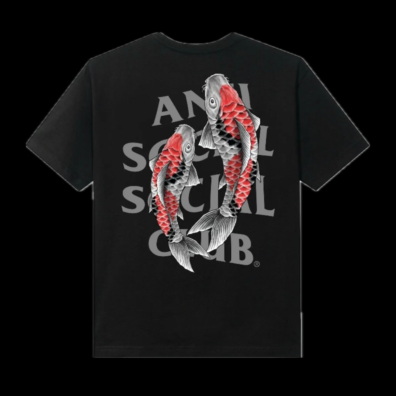 ANTI SOCIAL SOCIAL CLUB KOI GARDEN 3M REFLECTIVE TEE BLACK