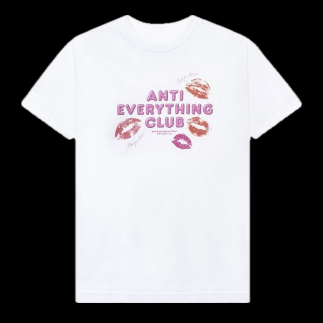 ANTI SOCIAL SOCIAL CLUB ANTI EVERYTHING CLUB <3 TEE WHITE