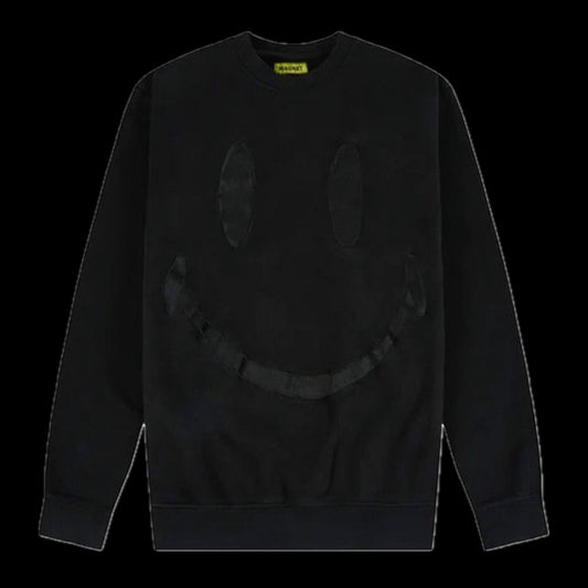 MARKET SMILEY OVERSIZED CREWNECK BLACK