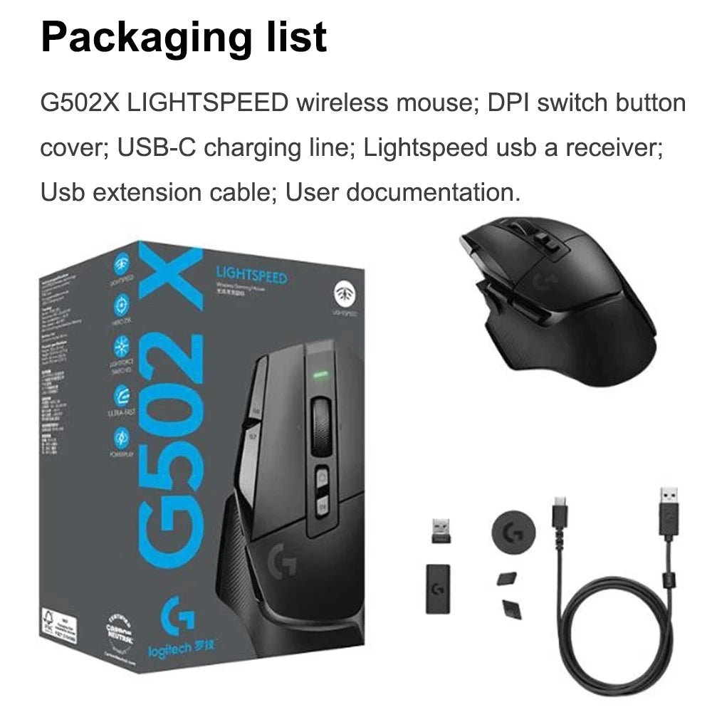 Logitech G502 X Wired/Wireless Gaming Mouse