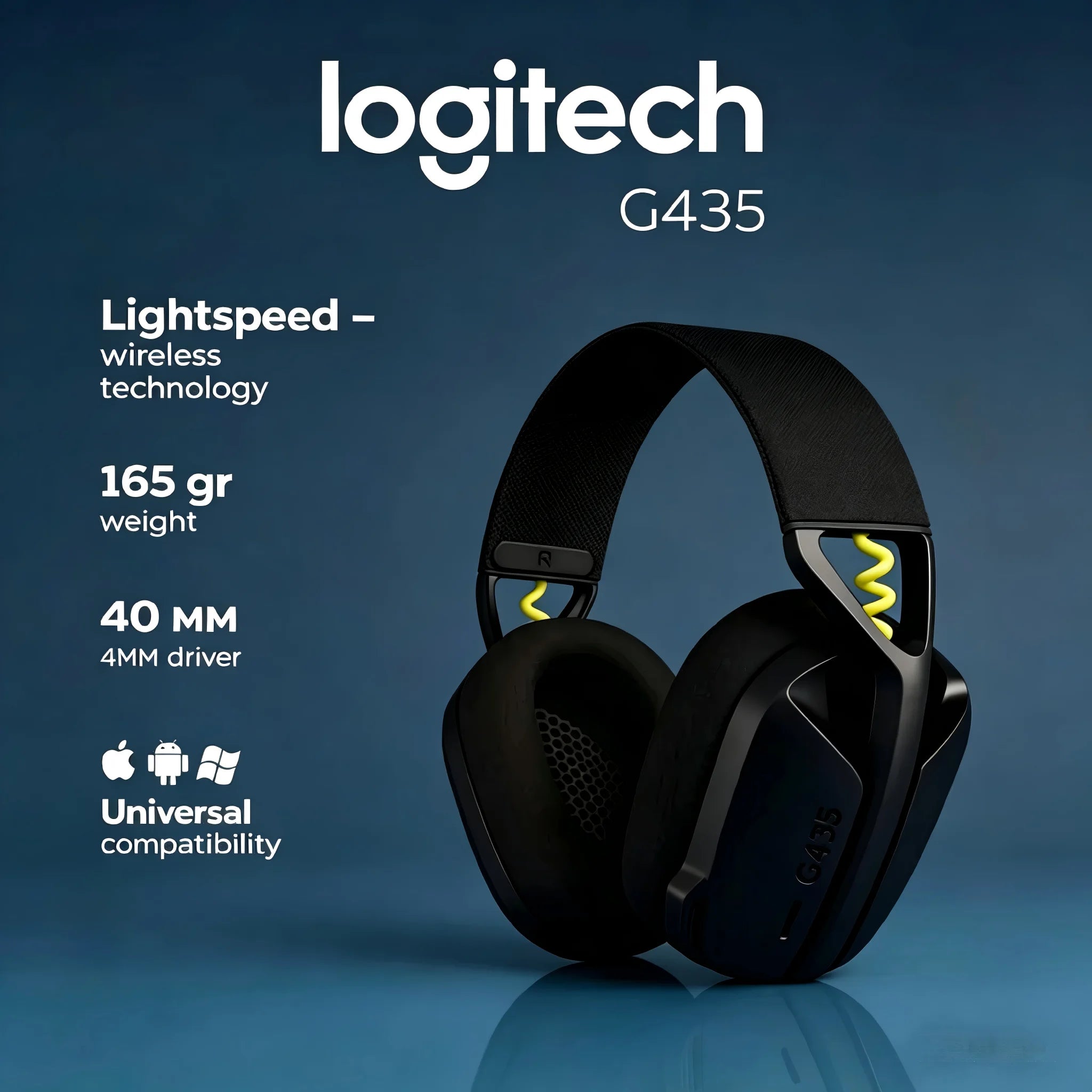 Logitech G435 Wireless Gaming Headset with Mic