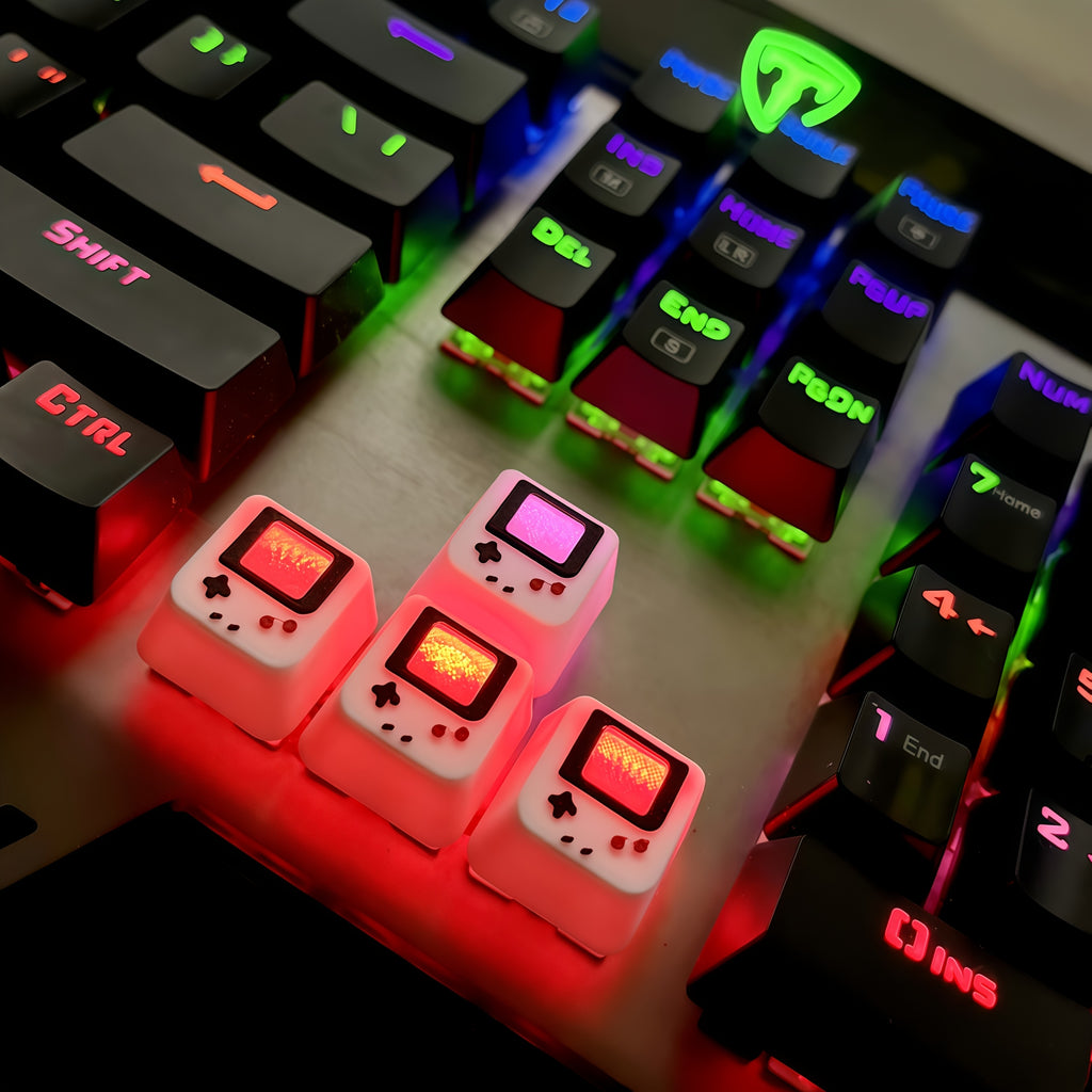 A Game Console-style Keycap, Suitable for Horizontal-axis Mechanical Keyboards, Neutral Design, Perfect as a Holiday Gift, and Also an Excellent Accessory for Computer Keyboards