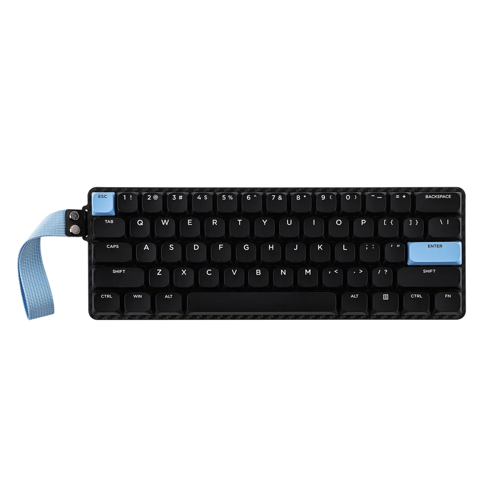 EPOMAKER Carbon60 60% QMK/VIA ANSI VIA Wired/Bluetooth 5.0/2.4GHz Wireless Portable Mechanical Keyboard Carbon Fiber Case