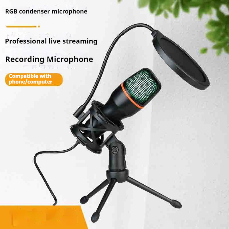 Home Computer USB Condenser Microphone