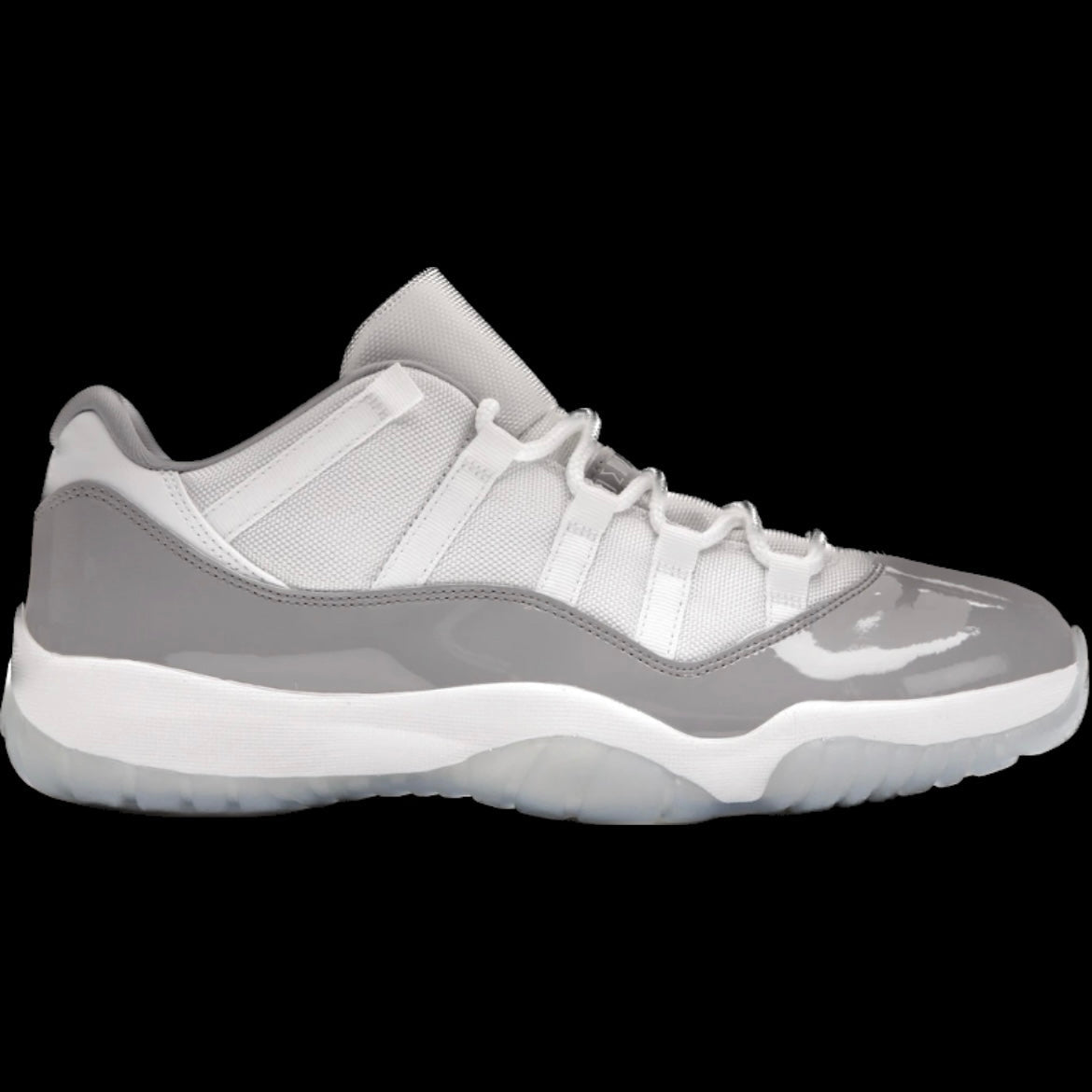 AIR JORDAN 11 LOW CEMENT GREY (PRE-OWNED, OG ALL)