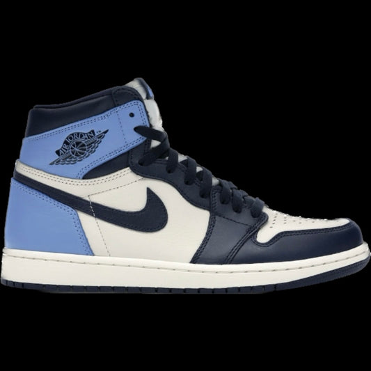 AIR JORDAN 1 HIGH OBSIDIAN UNC (PRE-OWNED, OG ALL)