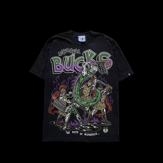 WARREN LOTAS MILWAUKEE BUCKS MYTH TEE BLACK