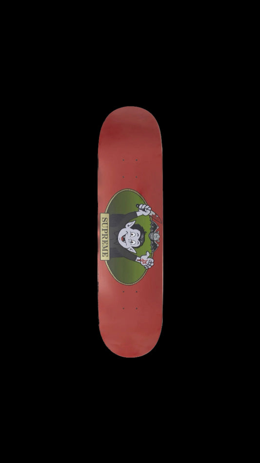 SUPREME VAMPIRE BOY SKATEBOARD RED