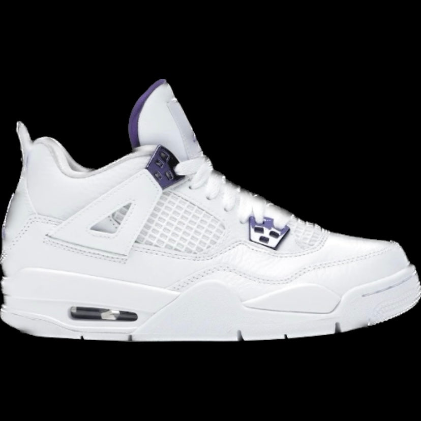 AIR JORDAN 4 METALLIC PURPLE (PRE-OWNED, OG ALL, SIZE 9 NO BOX)