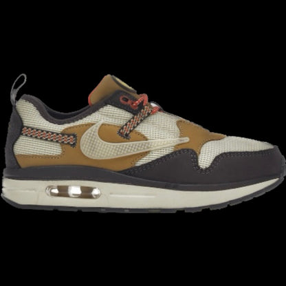 NIKE AIR MAX 1 TRAVIS SCOTT CACTUS JACK BAROQUE BROWN (PS) & WASHED PINK (TD) 13C