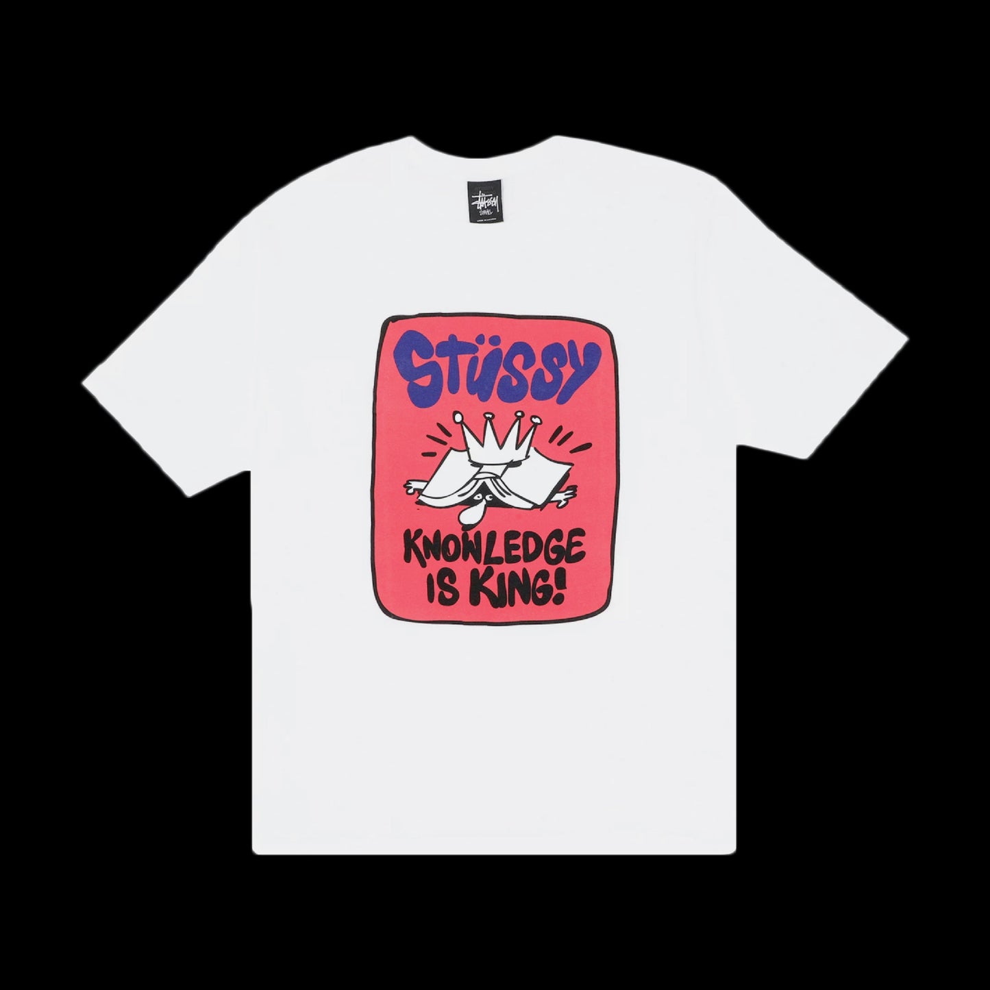 STUSSY KNOWLEDGE IS KING TEE (WHITE)