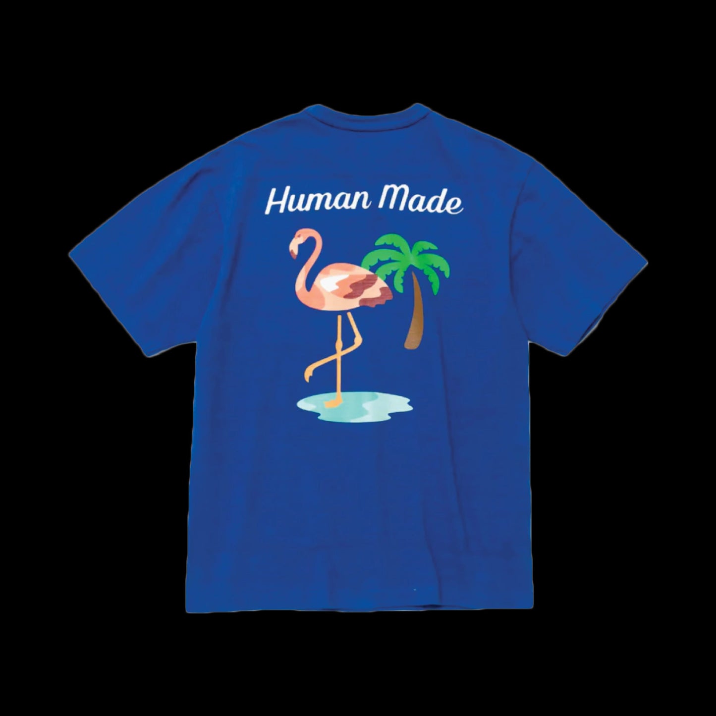 HUMAN MADE FLAMINGO POCKET T-SHIRT (BLUE)