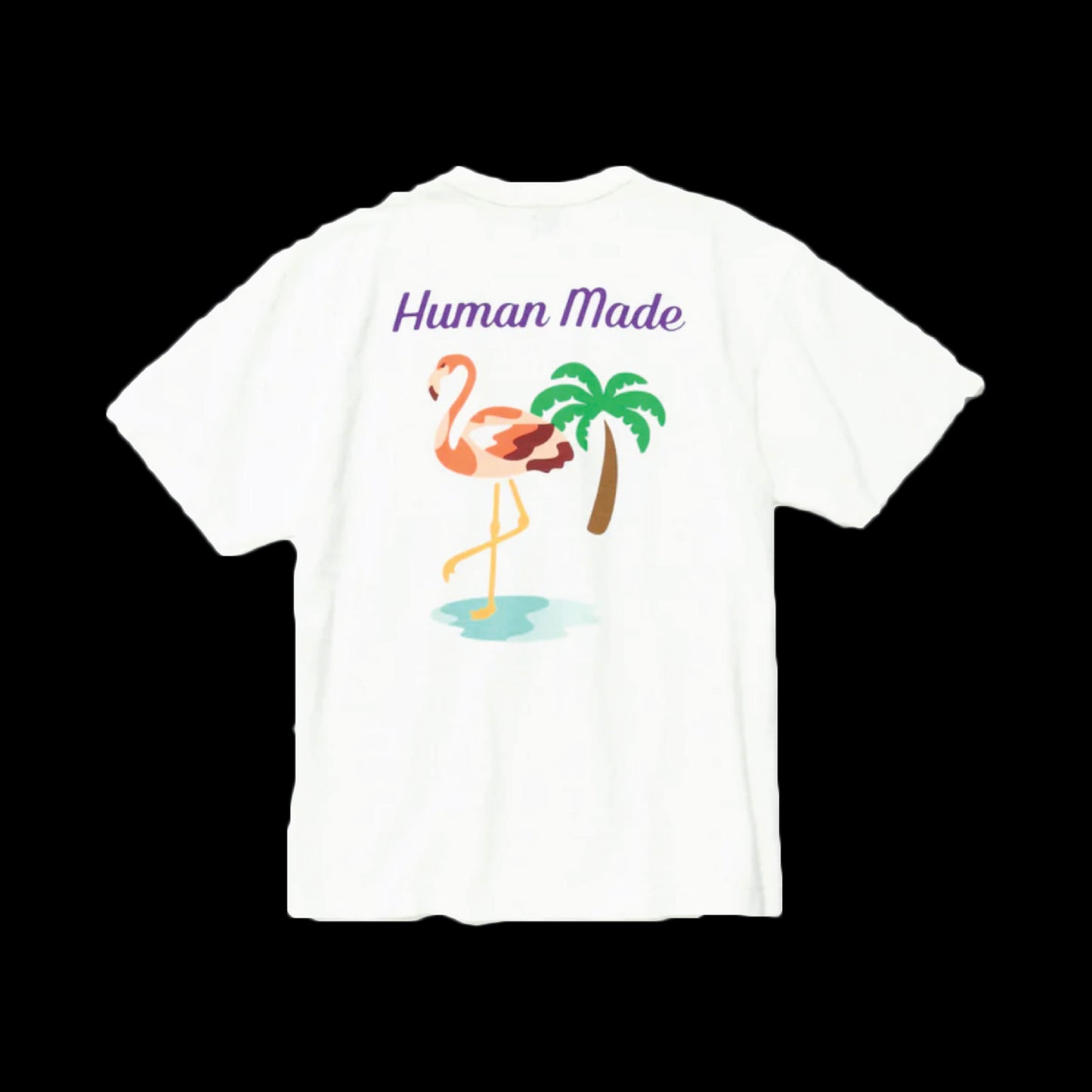 HUMAN MADE FLAMINGO POCKET T-SHIRT (WHITE)